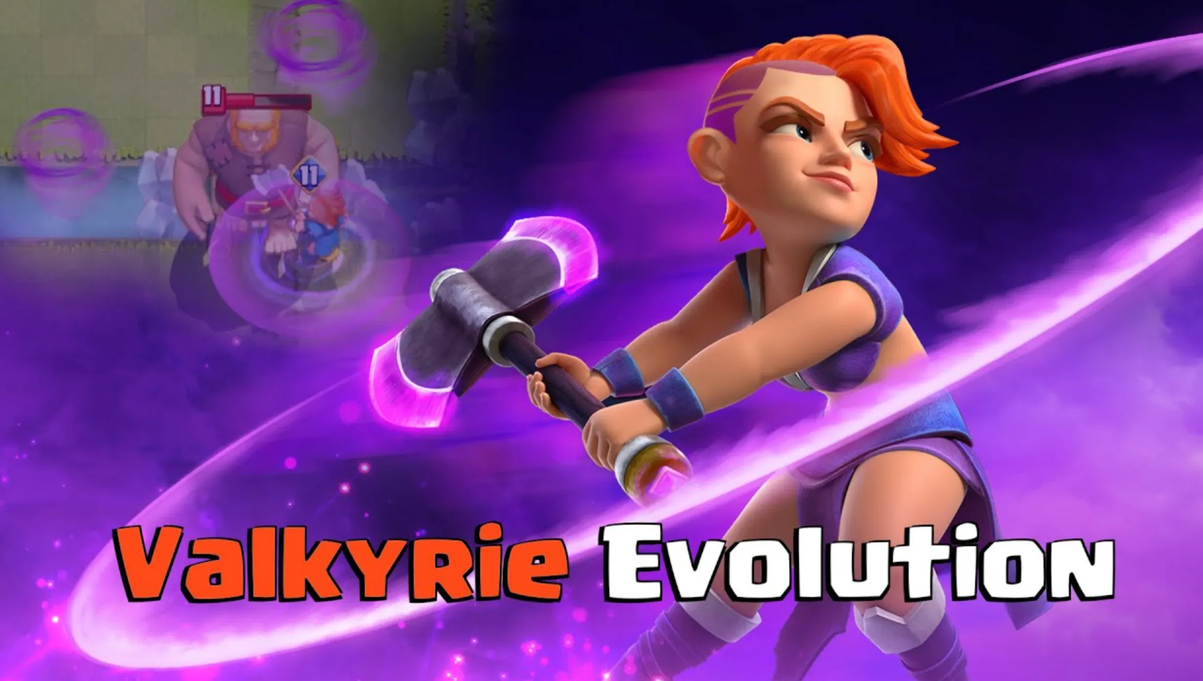 valkyrie evolution clash royale
